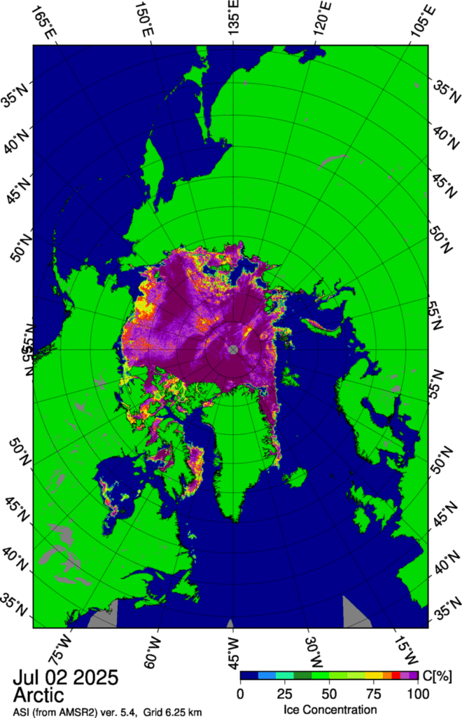 Sea Ice concentration Antarctic
