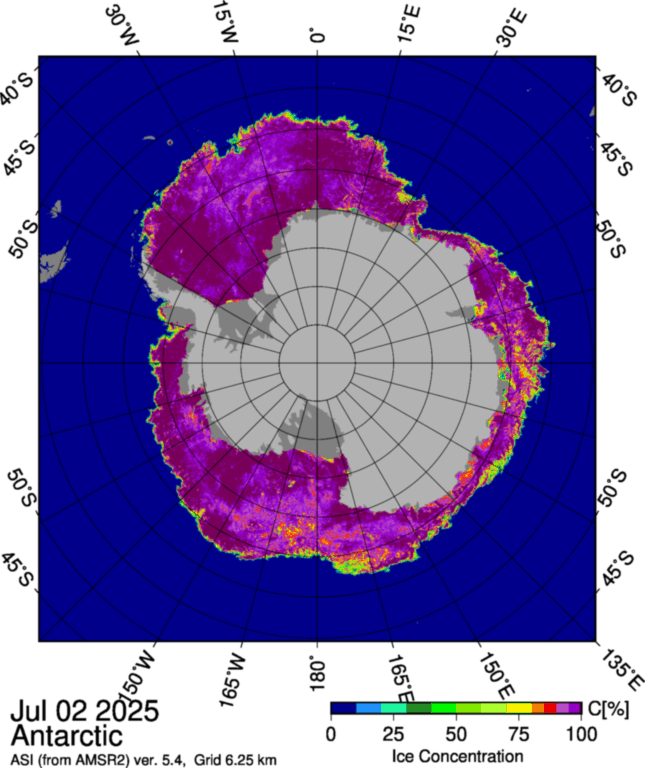Sea Ice concentration Antarctic