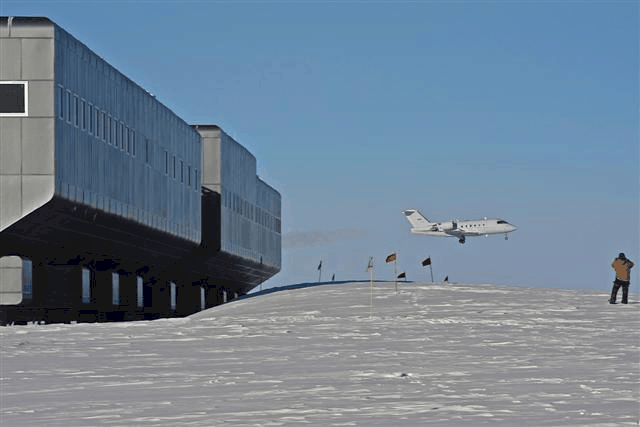 Gulfstream au Pole Sud