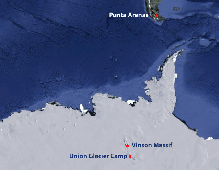Route Punta Arenas- SCGC