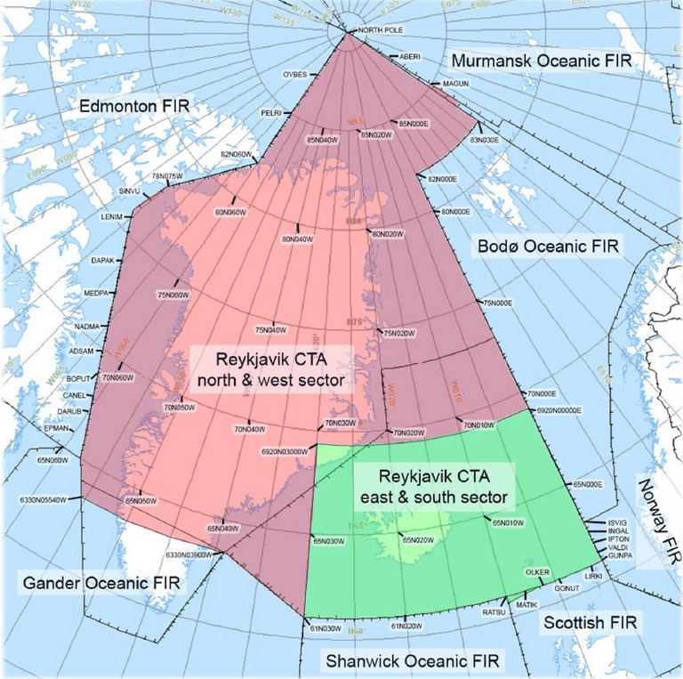 Iceland radio et Reykjawik Control