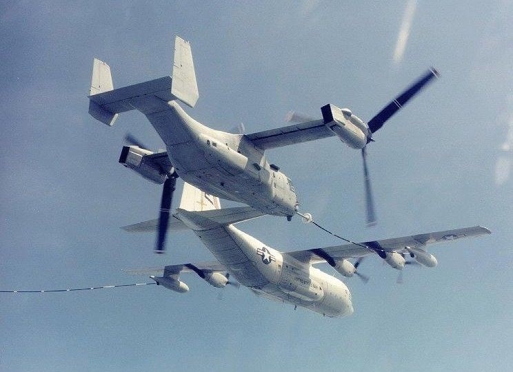 Osprey refueling